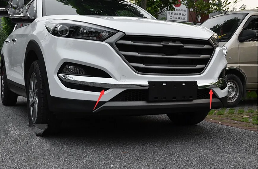 Для Hyundai Tucson 2016 2017 ABS внешний передний противотуманный Боковой бампер защитная