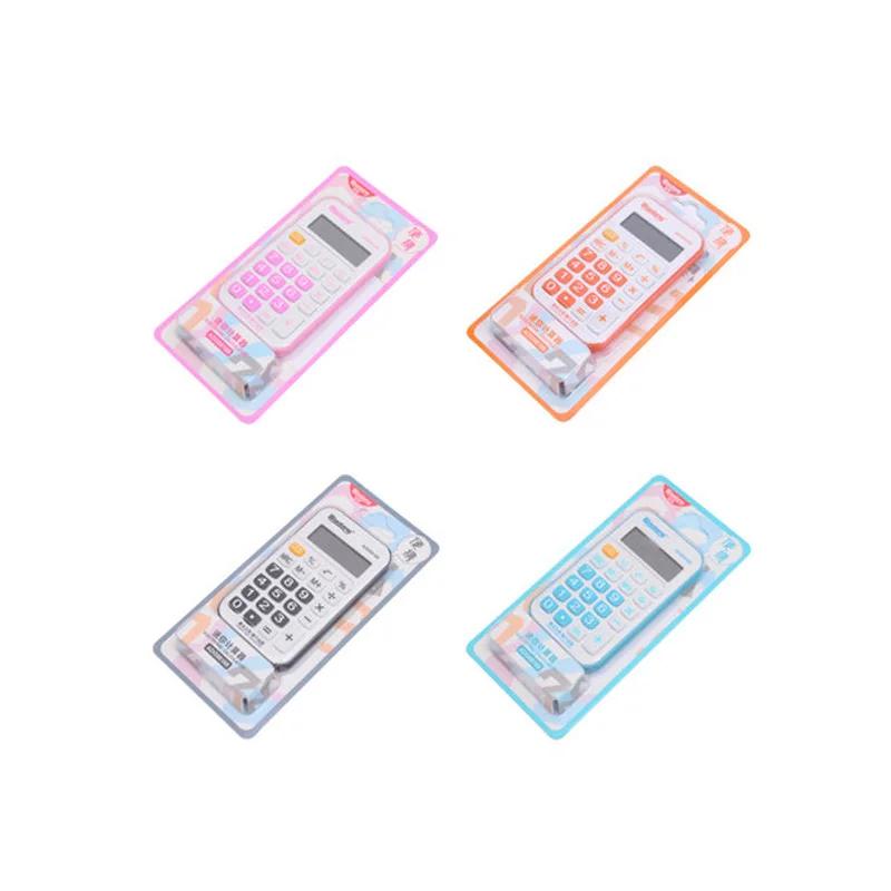 Лидер продаж Модный милый калькулятор с мультяшным цветом модный бриллиантовый