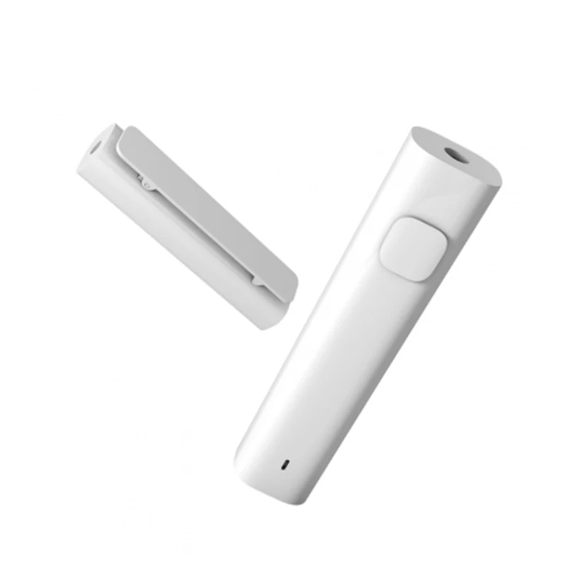 Белый Спортивный открытый Xiao mi Bluetooth аудио приемник mi беспроводной Медиа адаптер для 3,5 мм наушники гарнитура динамик - Цвет: Белый
