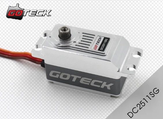 Goteck низкий профиль цифровой coreless dc Серводвигатель DC2511SG шестерни металла с 10/12kg cm