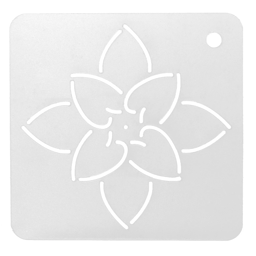 2 шт. полупрозрачные пластиковые вышивальные шаблоны и трафареты для шитья