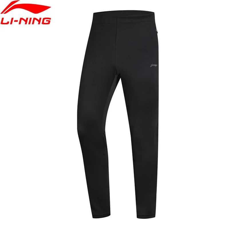 Мужские спортивные брюки Li-Ning из 100% полиэстера облегающие удобные с 3d-подкладкой
