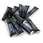 10 шт.лот 1 мл мини портативный клей для ресниц водонепроницаемый резиновый латексный клей для ресниц Накладные ресницы аксессуары белыйчерный