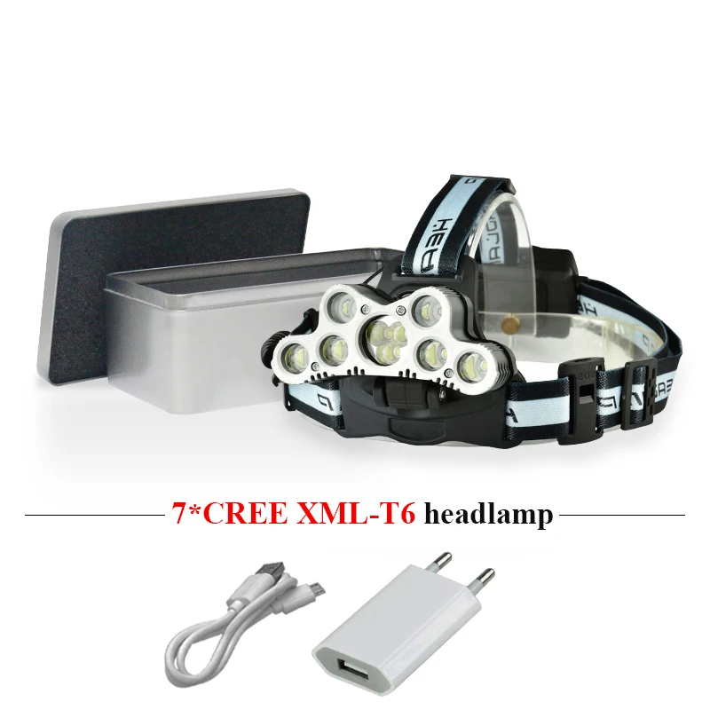 Головной фонарь повышенной яркости с SOS свисток USBheadlight 18650LED фонарик переднего