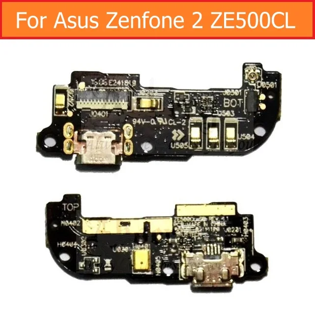 Новый оригинальный USB разъем порт PCB гибкий кабель для Asus zenfone 2 Z00D ZE500CL Синхронизация данных Зарядка с разъемом Jack плата гибкий кабель