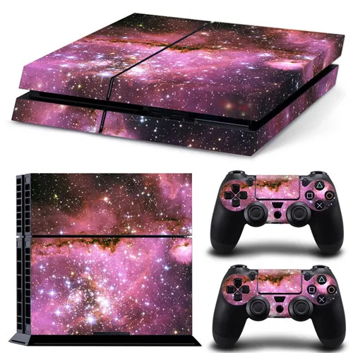 Красный Play Station 4 игры кулон со стрелками звездное небо контроллер кожи с Кепки Стикеры для Playstation 4 PS4 игры T-P4-031 - Цвет: Красный