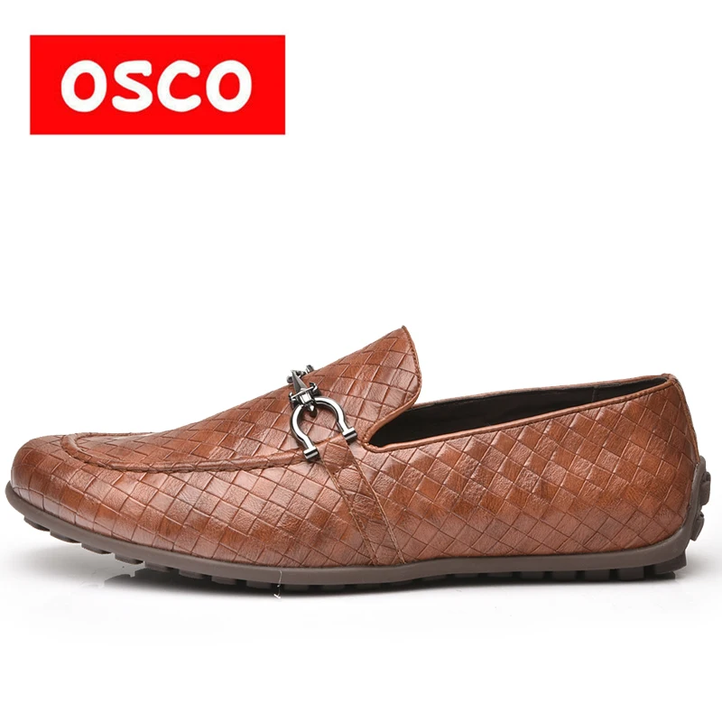 OSCO/брендовая модная повседневная обувь на плоской подошве со шнуровкой Мужская