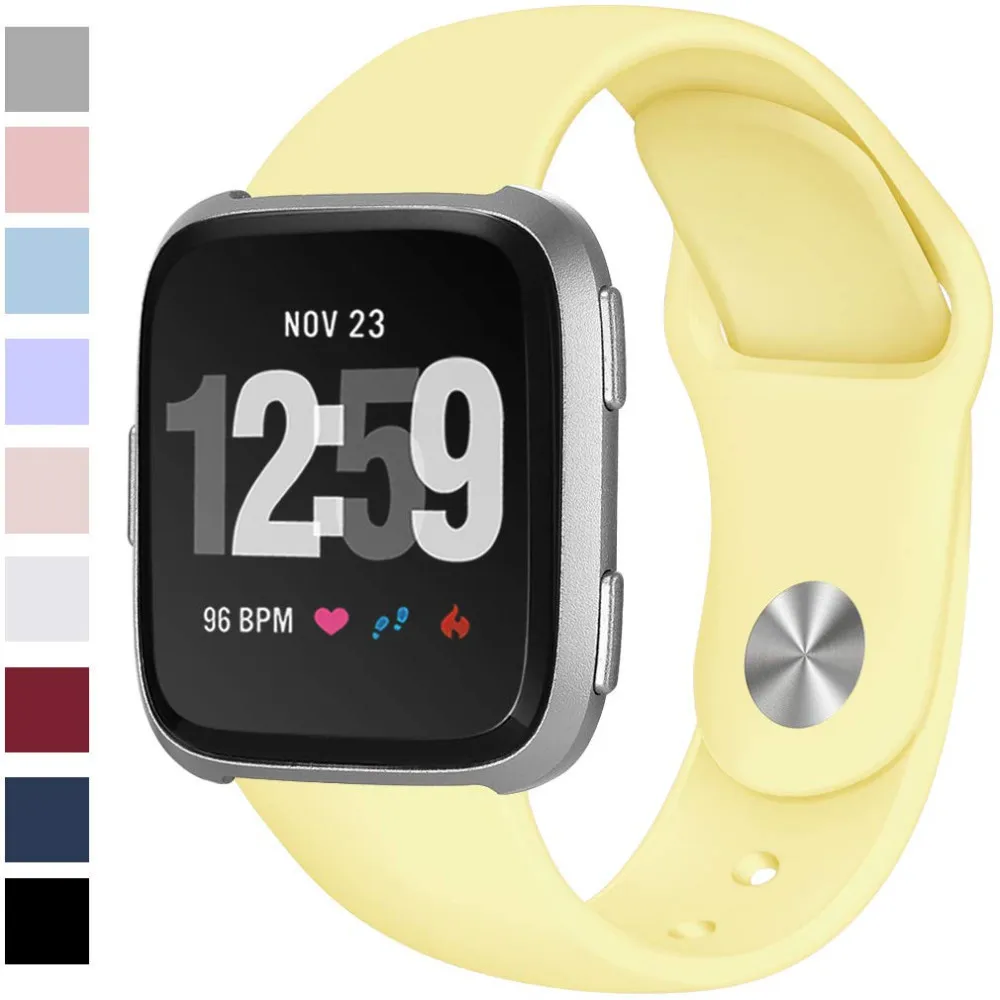 Ремешок для Fitbit Versa, часы reverse с пряжкой, сменный Браслет для Fitbit Versa Lite, силиконовый ремешок, наручные часы