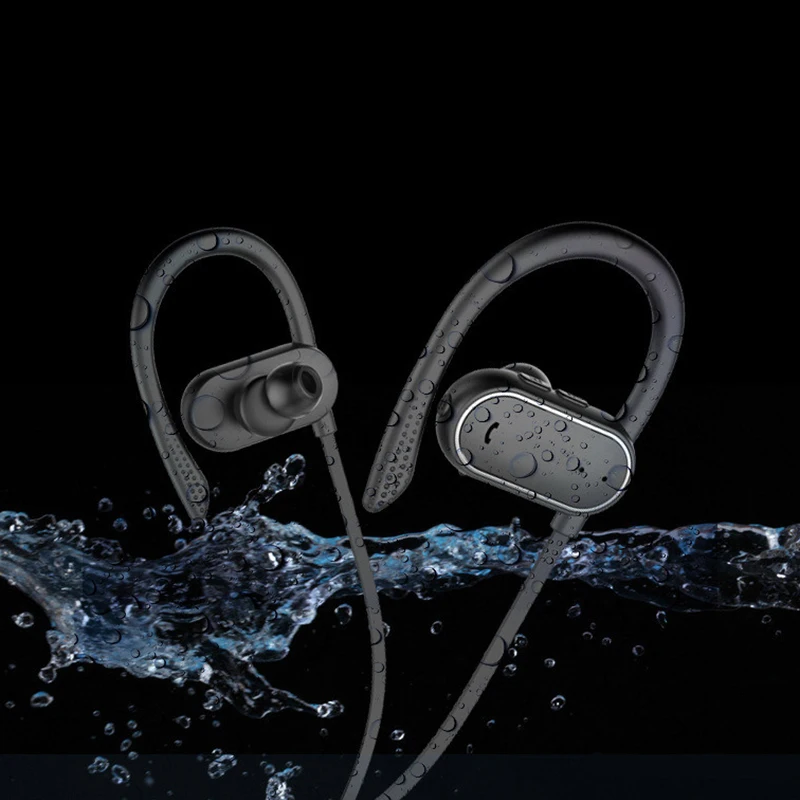 Беспроводной наушники гарнитура Bluetooth V4.1 ухо крюк спортом Бег стерео Bass Music