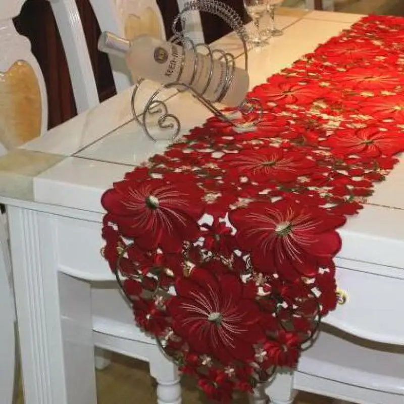 Новое поступление модные современные роскошные скатерти 40 см * 240 скатерть