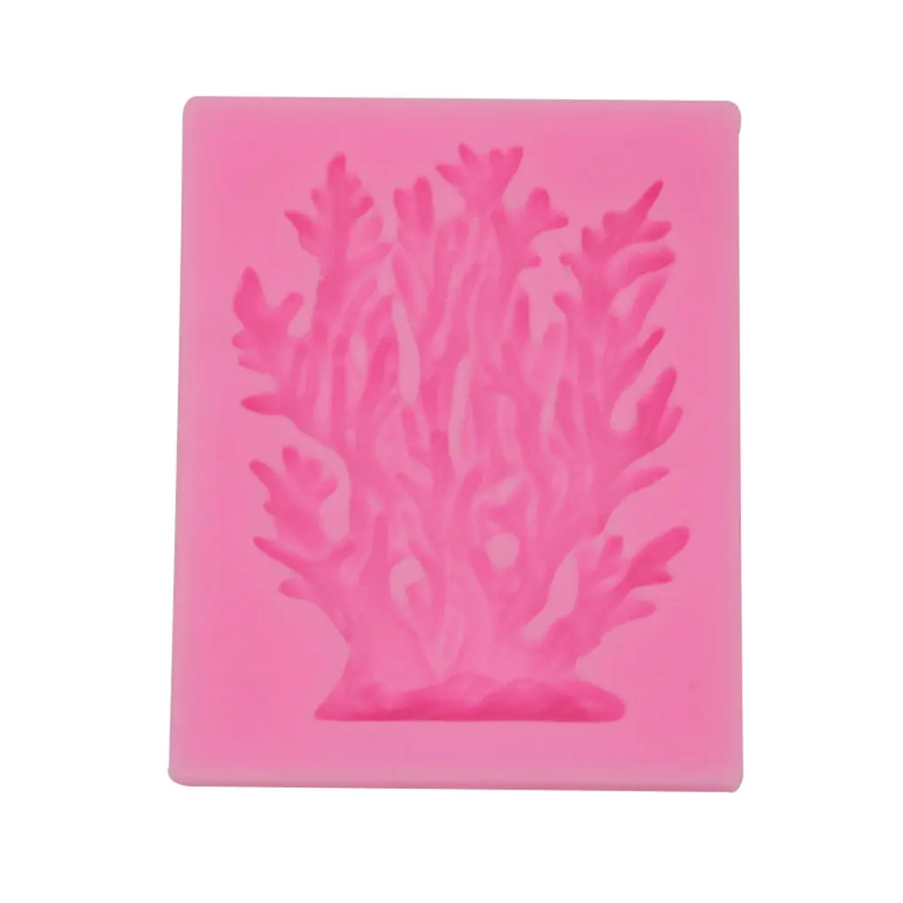 Coral Sugarcraft силиконовая форма 3D морские водоросли кекс кухонная для торта Мыло