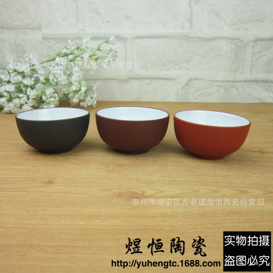 Yixing 6 шт. чайные чашки маленькие белые/красные/черные чайная чашка кунг фу