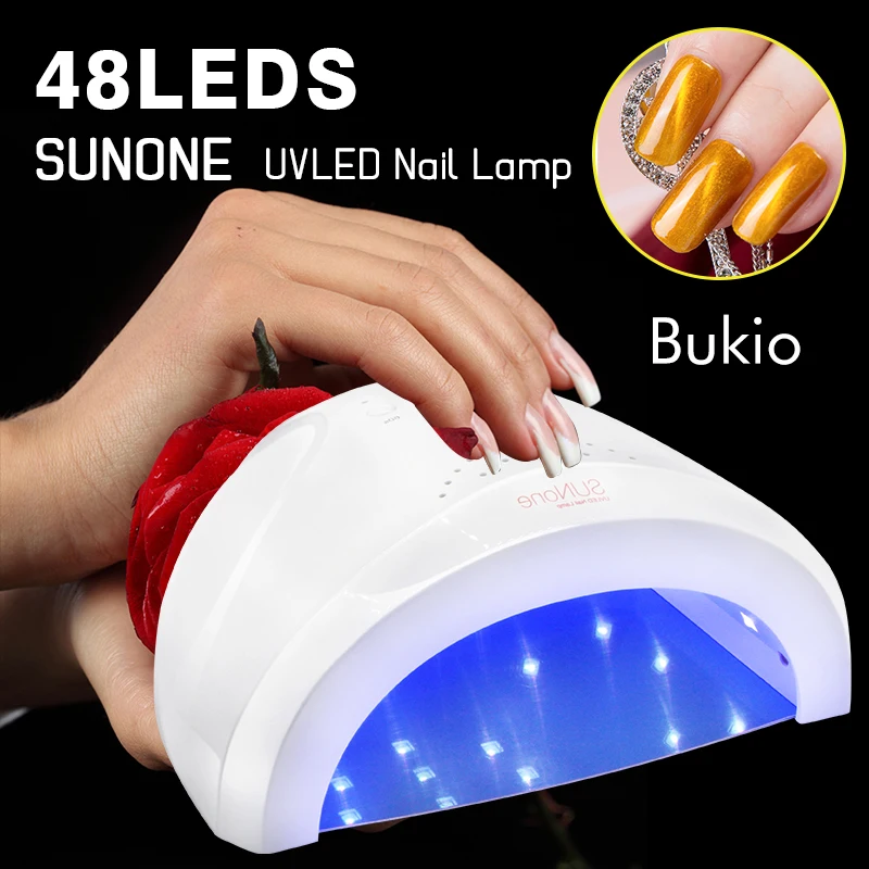 Bukio SUNone УФ светодиодный светильник для ногтей 48 Вт отверждения гель лака сушилка