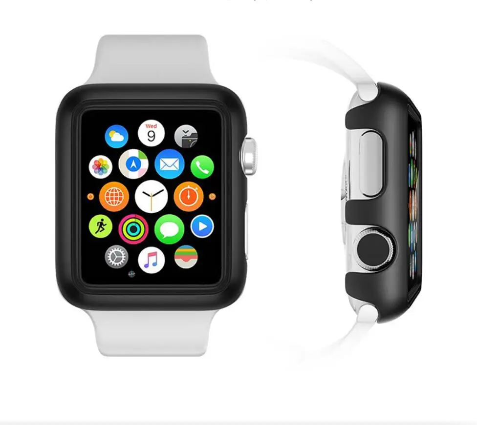 Для наручных часов Apple watch, версии чехол series 5 40 мм 44 мм, 38 мм, 42 Алюминий сплав Универсальный амортизирующий бампер для наручных часов iwatch, 4/3/2/1 защитный чехол