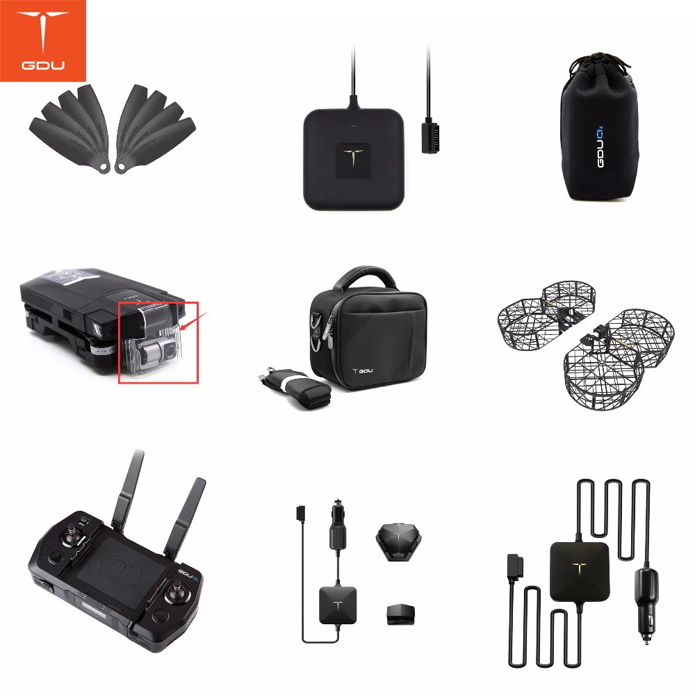 GDU O2 Квадрокоптер аксессуары в том числе пульт дистанционного управления