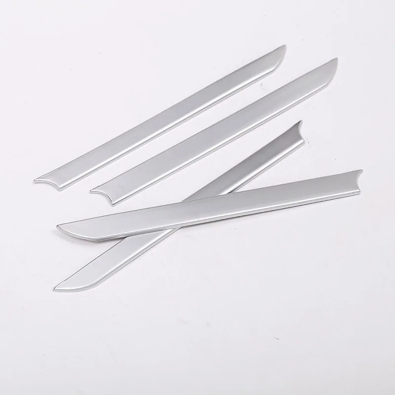 Для Land Rover Range VELAR 2017 2018 ABS матовые серебряные декоративные полоски для дверных