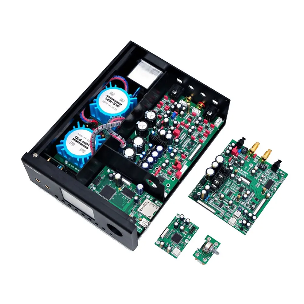 QLS QA860 AD1955 24bit 192 КГц DSD HiFi Цифровой Без Потерь музыкальный плеер Черный или