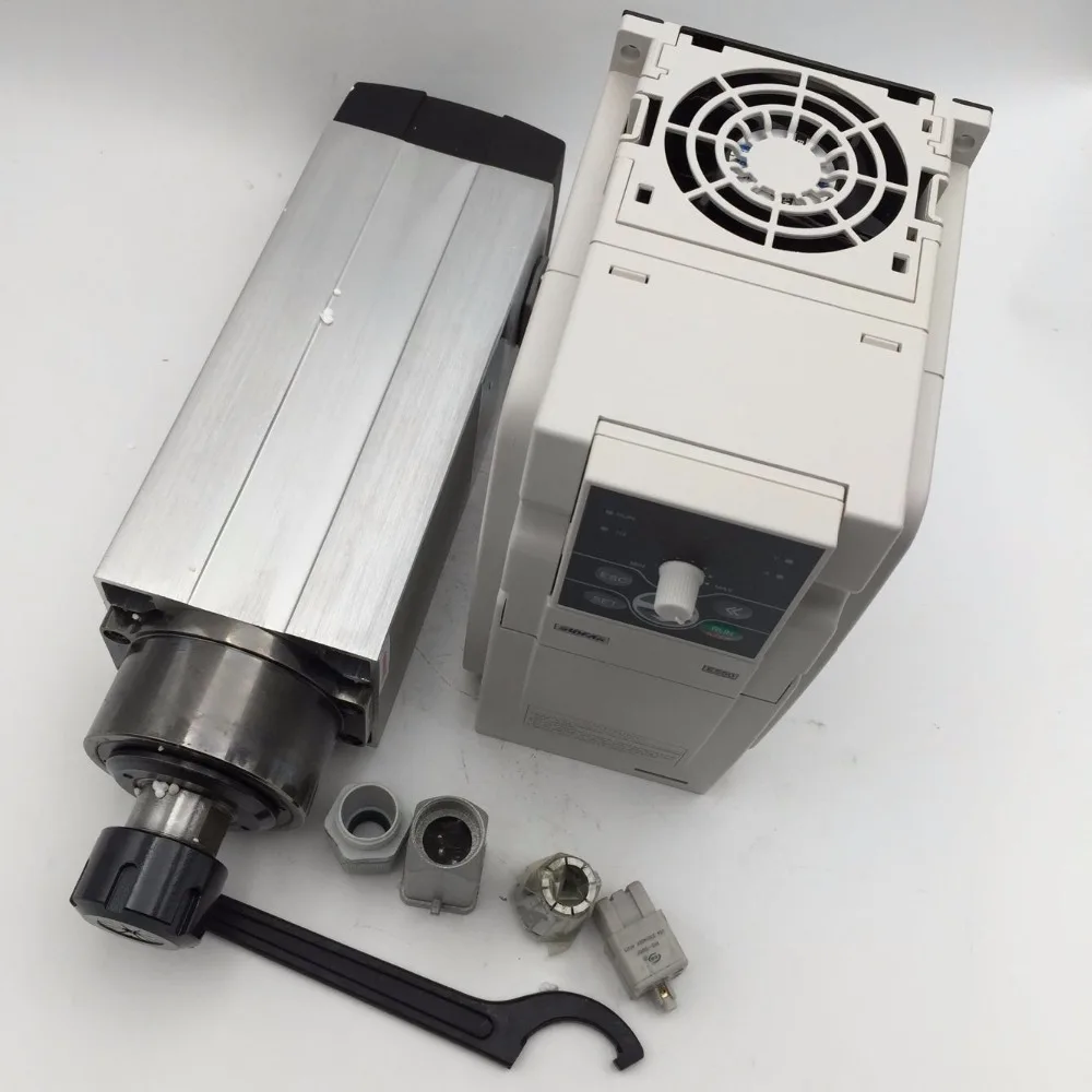 3.5KW с воздушным охлаждением ER25 мотор шпинделя AC380V 18000rpm воздушное охлаждение & 4.5KW 3