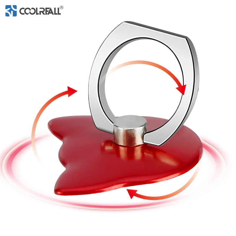 Держатель подставка Coolreall для смартфона с кольцом на палец 360 градусов|Подставки