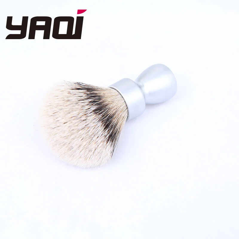 Yaqi тяжелая металлическая ручка Silvertip Барсук щетка для бритья волос для мужчин