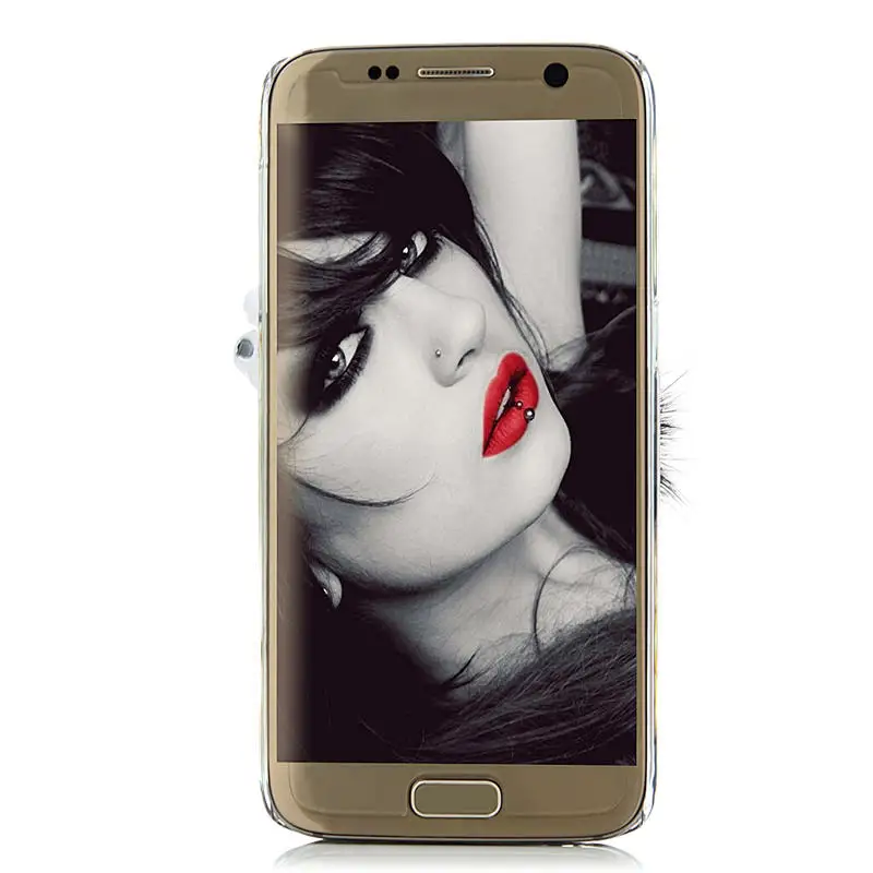 YOKIRIN 3D горный хрусталь чехол для Samsung Galaxy S7 Edge Bling Diamond Crystal жесткий Пластик