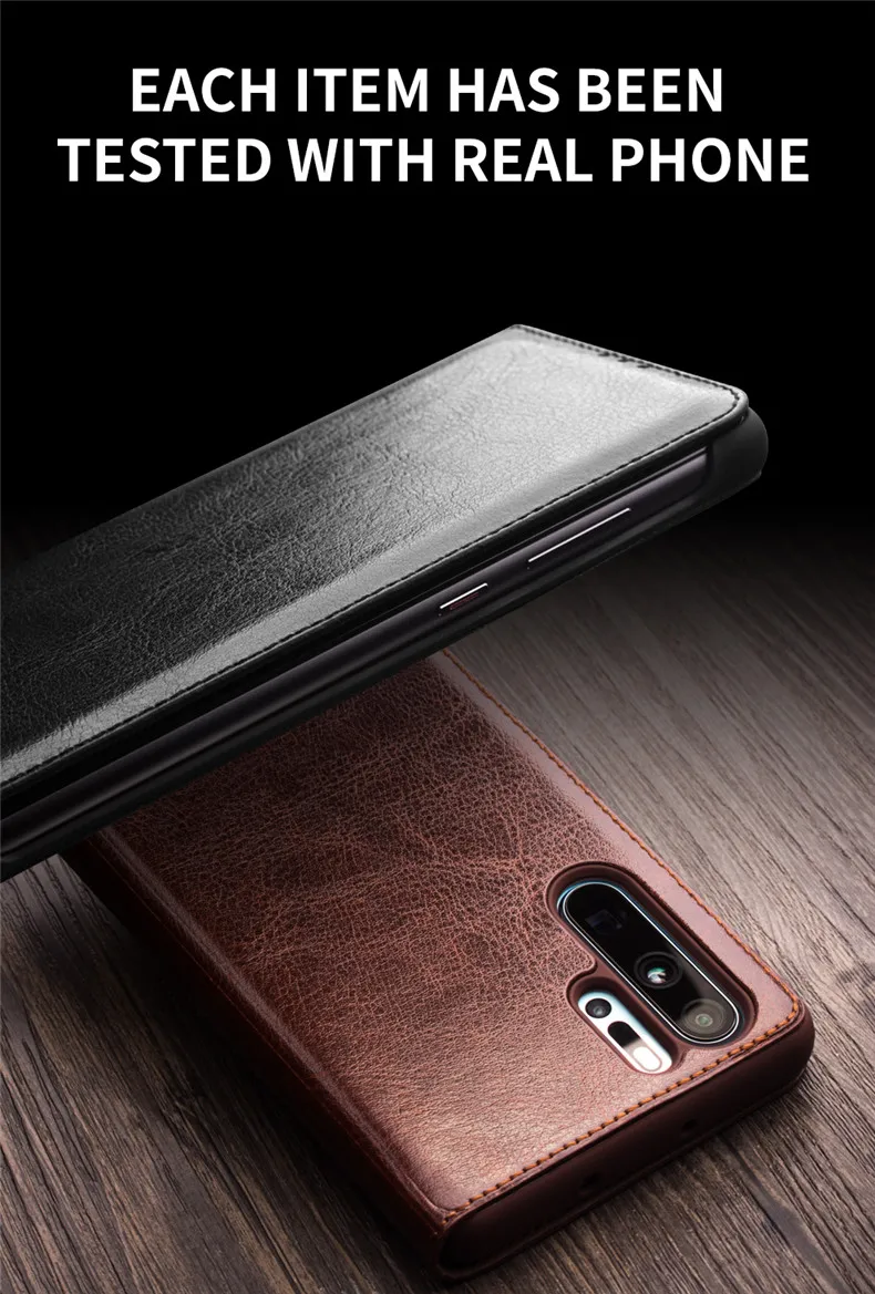 Чехол-книжка для huawei P30 Pro, Классический чехол ручной работы из натуральной кожи, чехол для huawei P30 Pro VOG-L09 VOG-L29, чехол для телефона