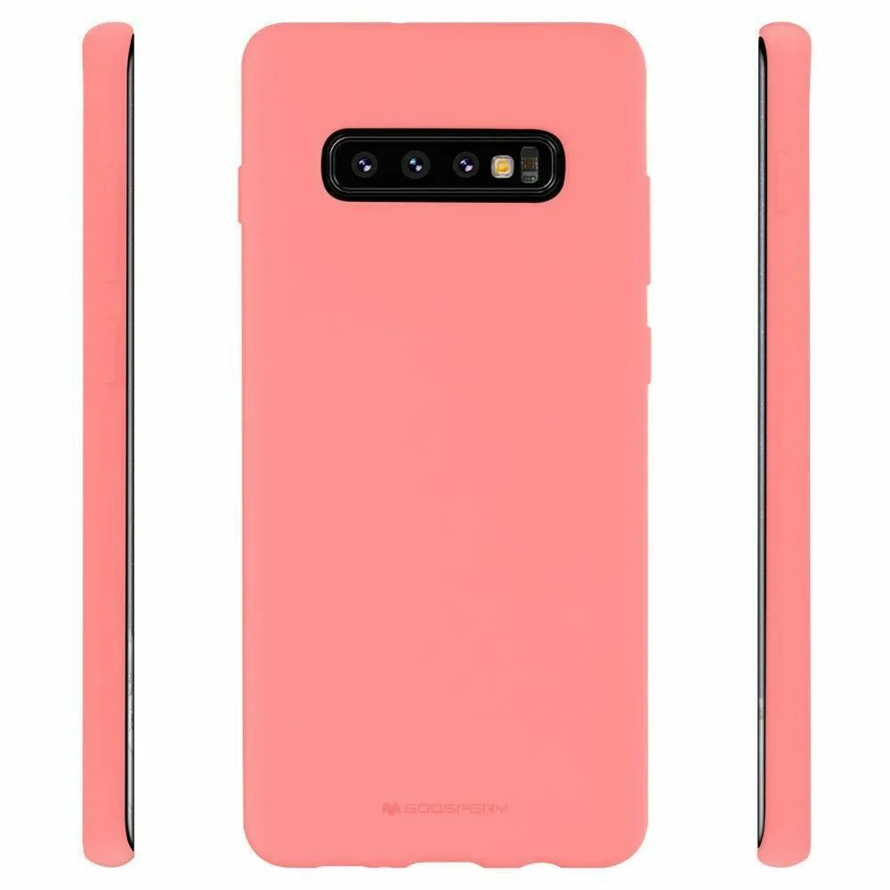 Mercury Goospery мягкая на ощупь желе матовой резины чехол для samsung Galaxy S10 S10 плюс S10e