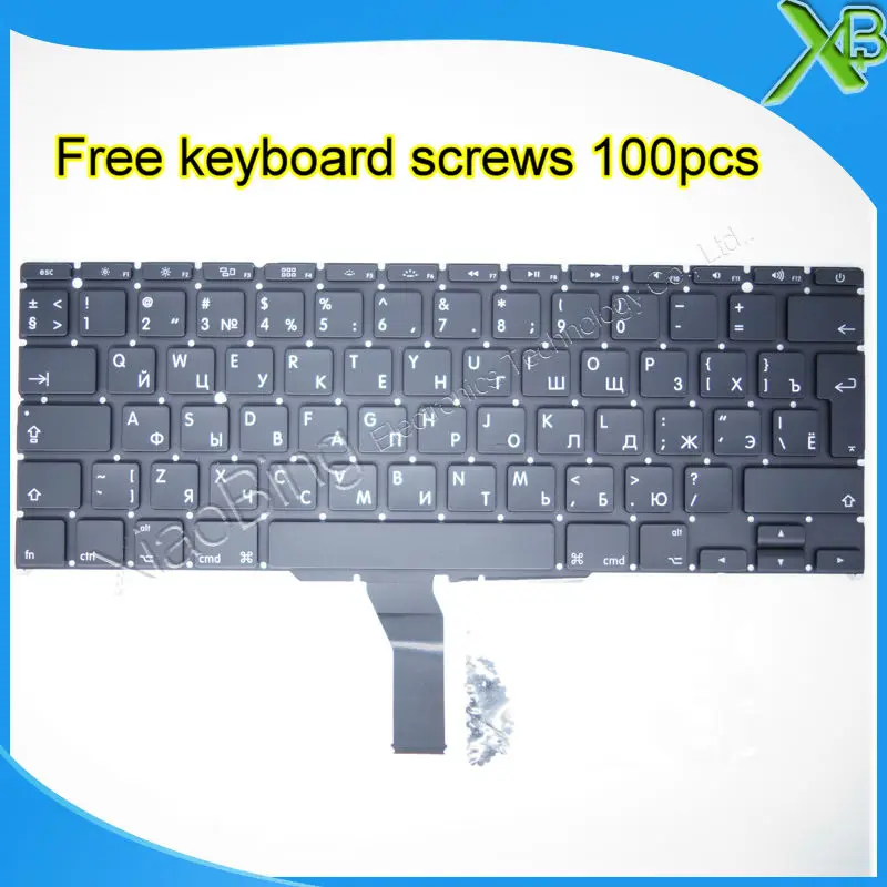 Совершенно новый для MacBook Air 11 6 &quotA1370 A1465 RU Русская клавиатура + 100 шт винтов