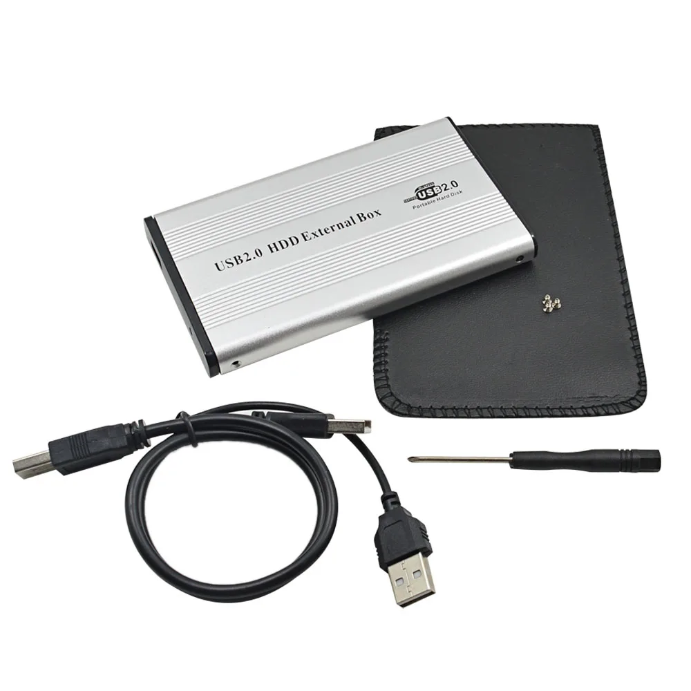 TISHRIC для 2,5 HD HDD SSD DVD внешний 1 ТБ корпус жесткого диска 44Pin IDE к USB 2,0 чехол-адаптер контейнер Optibay
