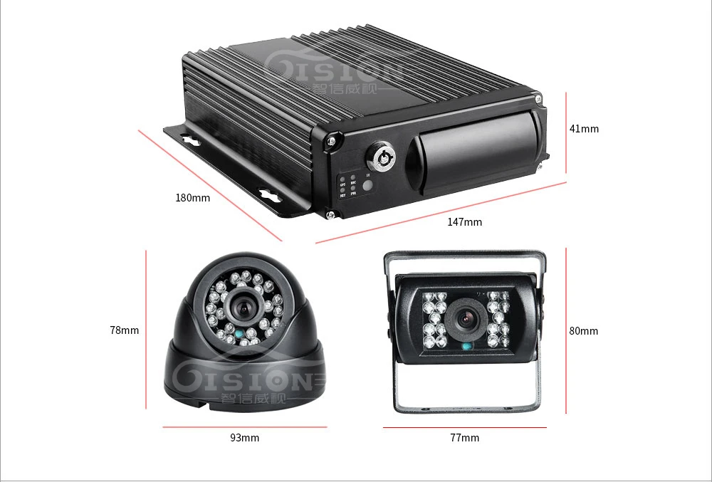 4 Крытый+ 1 открытый автомобильный Dvr Камера Наборы 8CH 4G gps Wifi SD карта мобильный видеорегистратор видео/аудио рекордер Горячая
