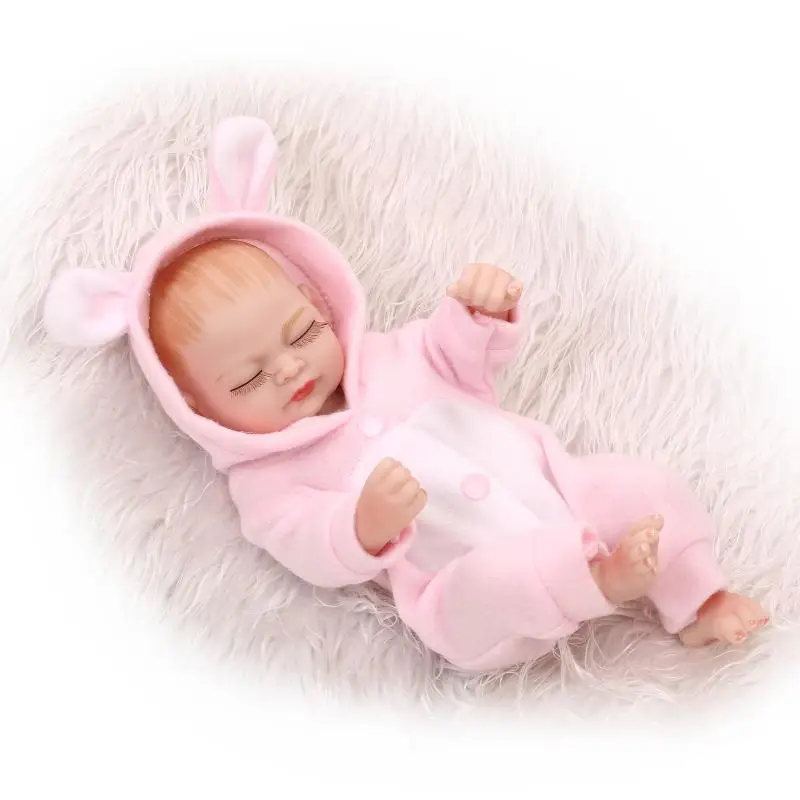 Кукла новорожденная NPK силиконовая для девочек 10 дюймов|doll reborn|girl dollmini doll |