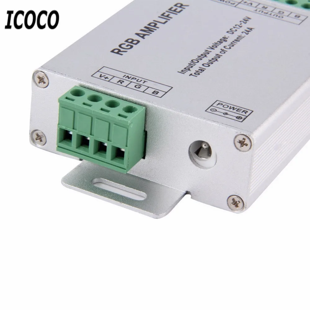 4A Amplifier Repeater for Extend Signal LED 5050 3528 RGB Strip Light DC12-24V Power Console Controller | Освещение