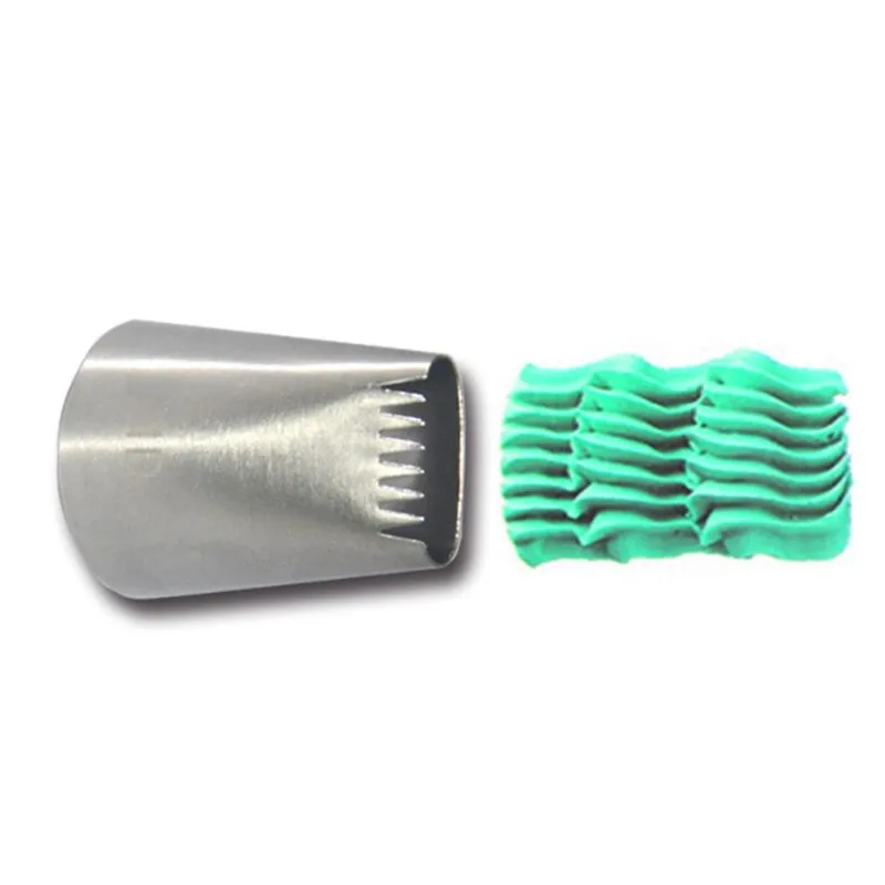 #1D Stainless Steel Piping Icing Nozzle for Cream Metal Accessories Pastry Tools Weave Cake Decoration Tips | Дом и сад