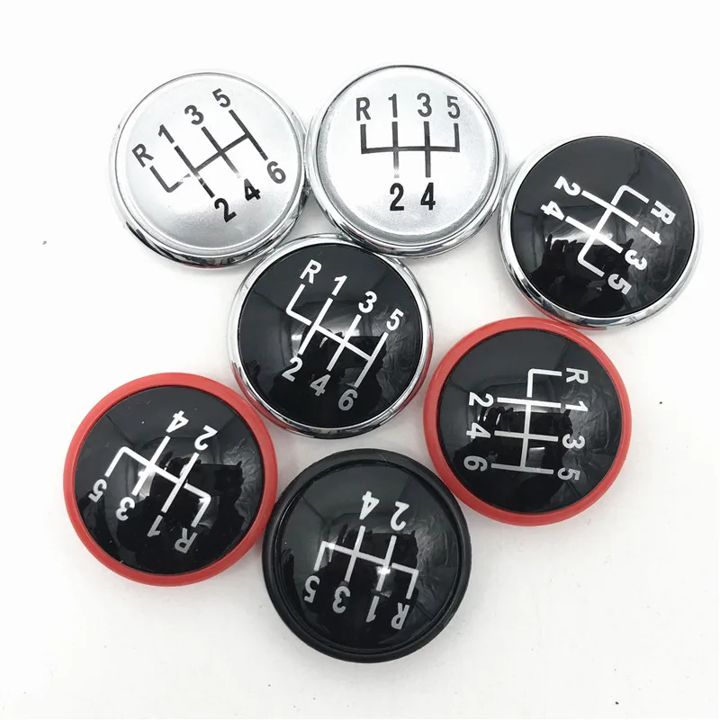 5/6 рукоятка рычага переключения передач эмблема значок крышка колпачок для VW