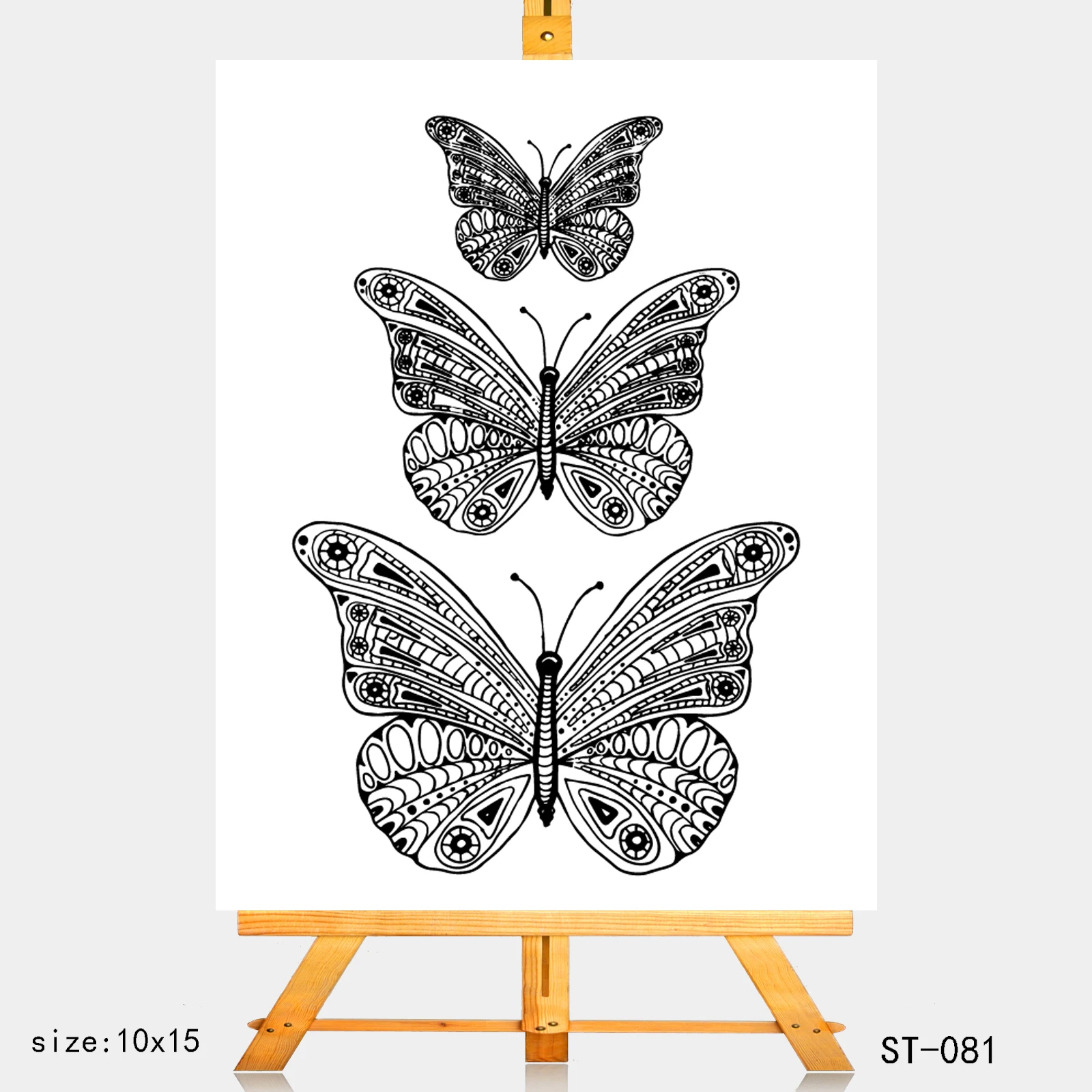

AZSG Big butterfly Clear Stamps/Silicone Transparent Seals for DIY scrapbooking Card Making