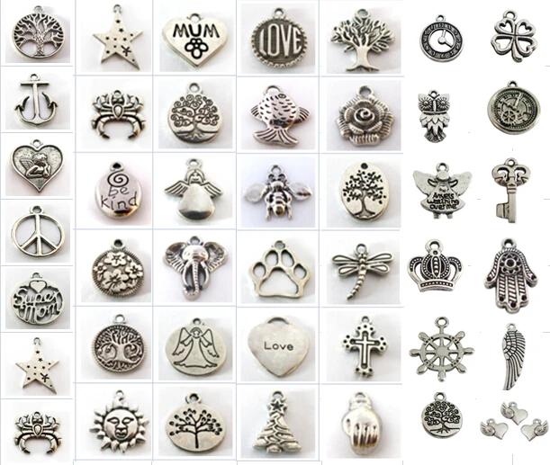 10 шт. винтажные подвески в античном стиле|lot mix|lot lotcharms lot mixed |