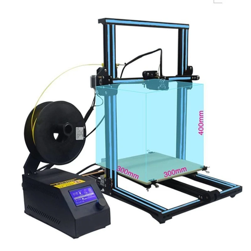 3D принтер Flsun новый дизайн Большая область печати 300*300*400 мм супер горячее