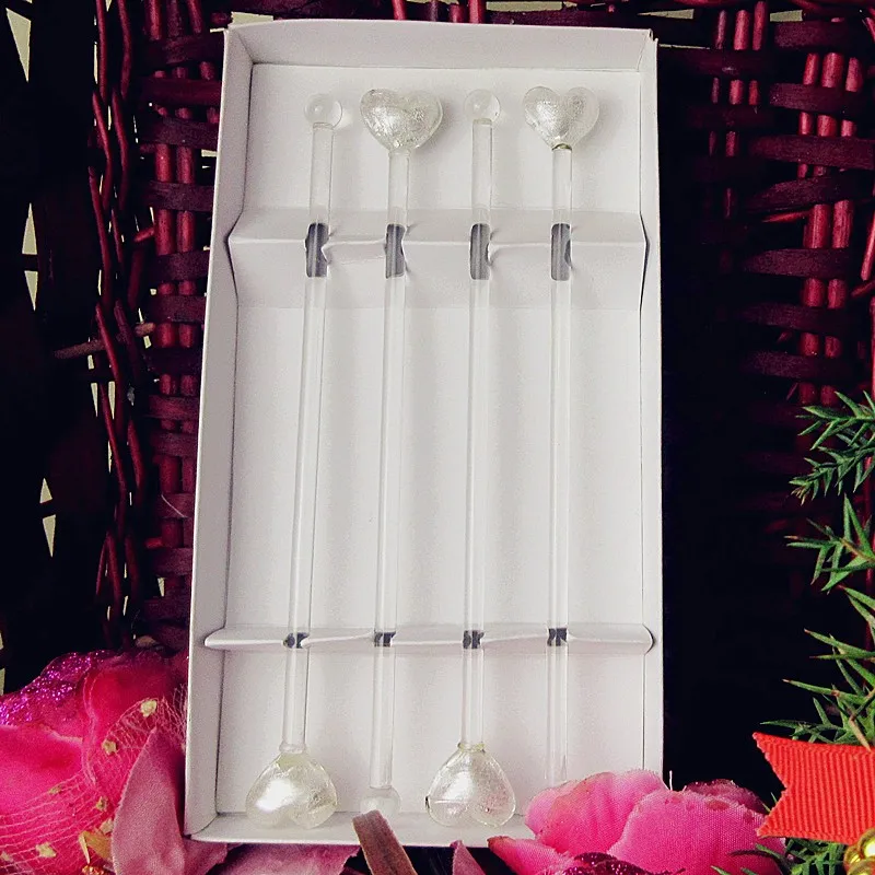 4 шт. ручной работы индивидуальные смешивающие коктейльные палочки