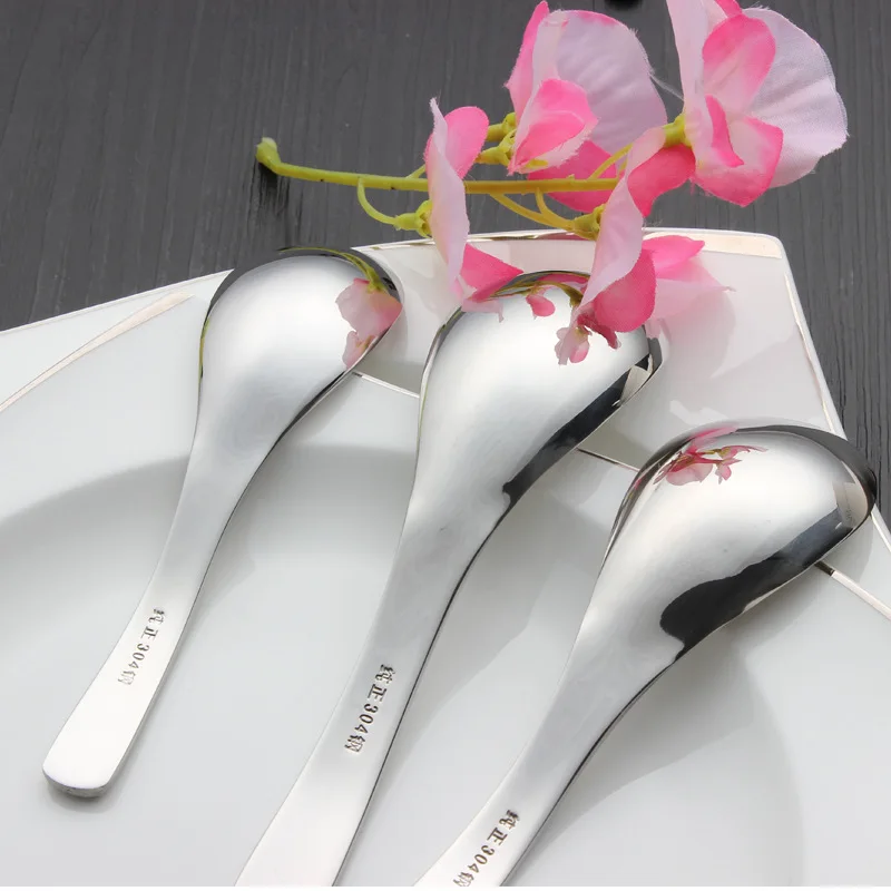 1 шт. новая посуда круглая ложка креативный кухонный ковш из нержавеющей стали