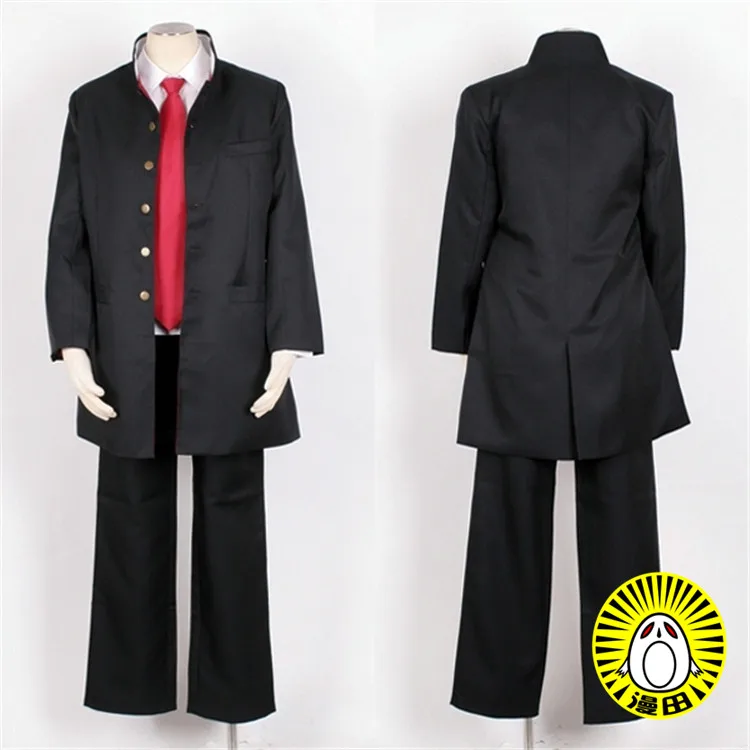 

Бесплатная доставка футболок с рисованным аниме HITMAN REBORN Косплей кёя Хибари униформы, потому что обувь для мужчин и женщин; Хэллоуин Маскара...