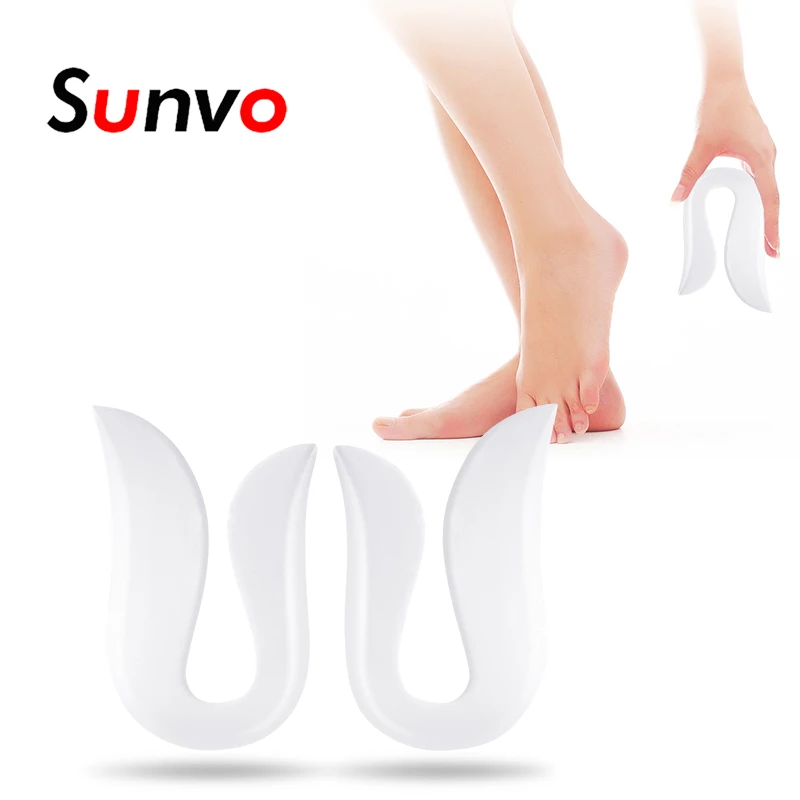 Силиконовые гелевые вставки для пятки Sunvo u образные подошвенные фасцииты