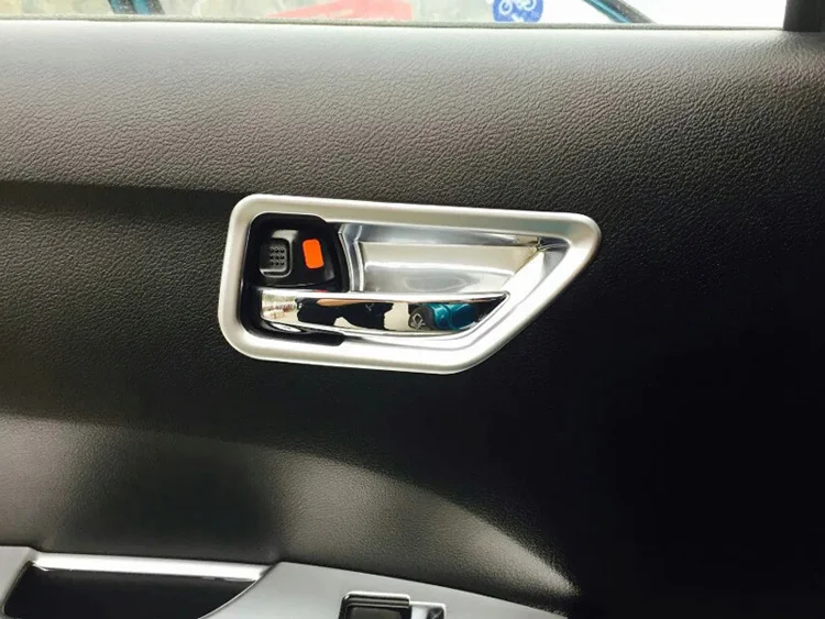 Стайлинг автомобиля внутренняя ручка двери крышка чаши декоративные наклейки 4