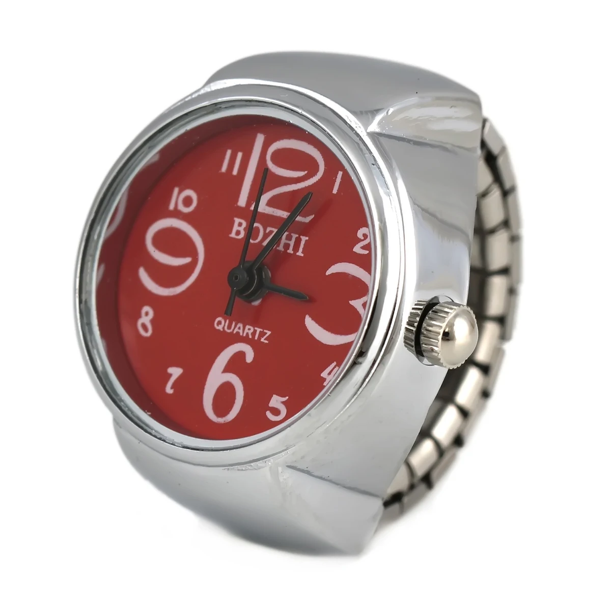 Арабские цифры кварцевое кольцо часы (красный)|ring watch|quartz finger ring watchfinger watch |