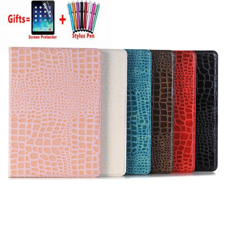 Тонкий чехол с откидной крышкой в стиле крокодила для IPad 9 7 2018 2017 A1822 A1823 из