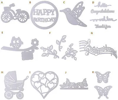 Металлические режущие штампы трафареты для сделай сам Скрапбукинг декоративное