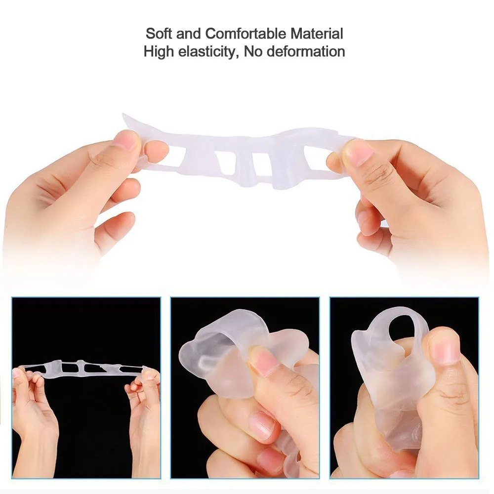 Sunvo Hallux Valgus Orthotics Bunion Splint for Separate All Toe Big Bone Orthopedic Foot Hammer Corrector Separator Inserts Pad
