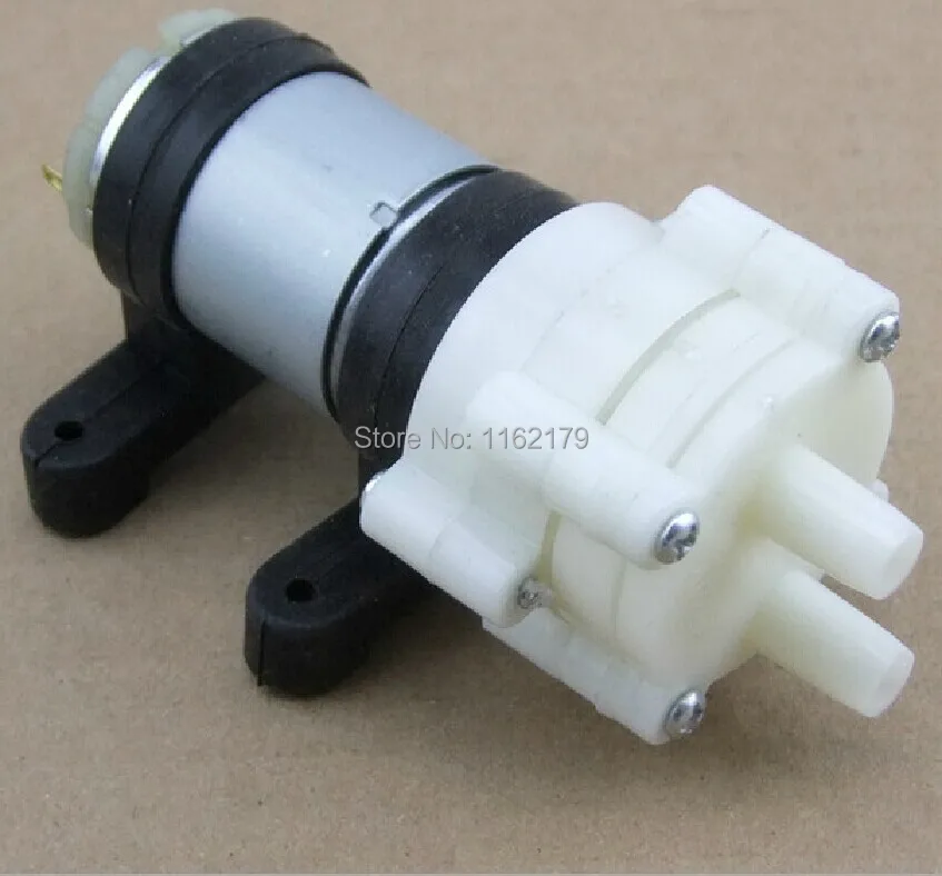 Диафрагменный насос для аквариума R385 12 в постоянного тока электромагнитная