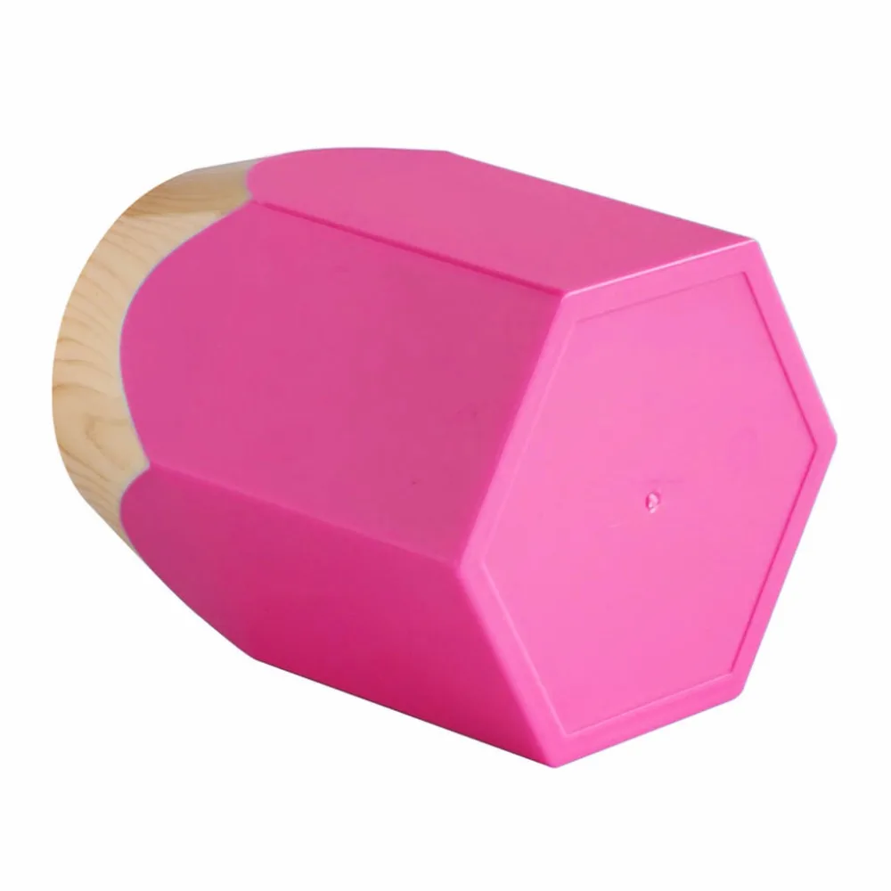 Plastic Pen Holder Cup Stand Pencil Stub Pot Container for Pens Utensils Office Supplies Caddy Cosmetic Brush Organizers | Канцтовары