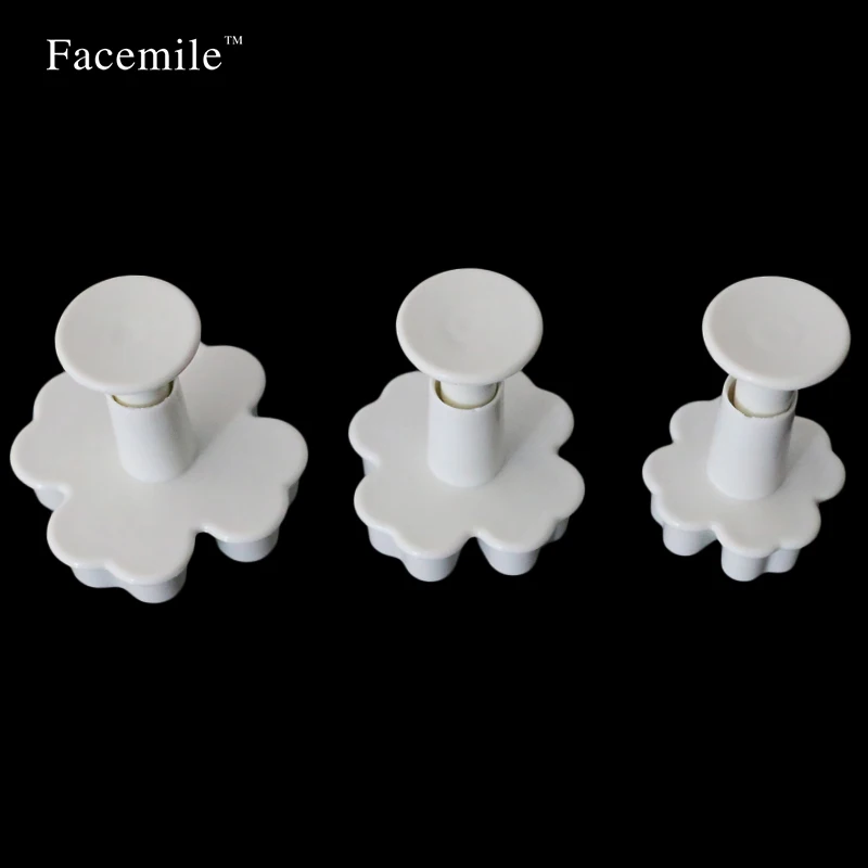 Facemile Пластиковая форма сделай сам цветок помадка торт печенье Кондитерская