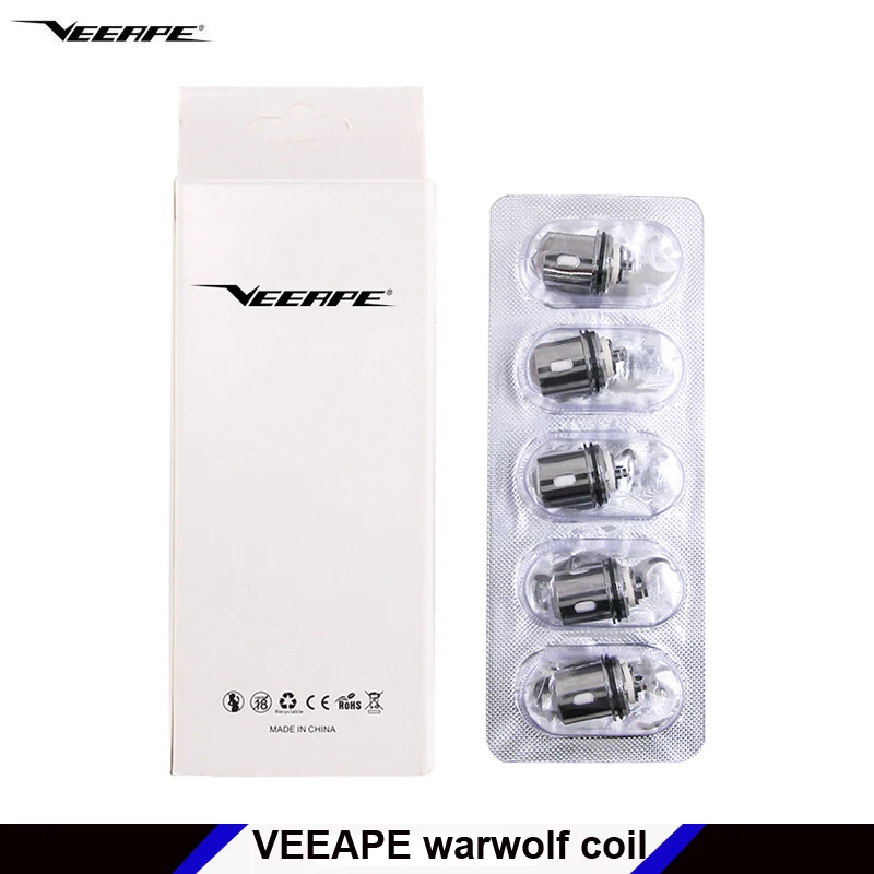 Оригинальный veeape warwolf 0.3ohm замена катушки голову электронная сигарета core 0 3 Ом